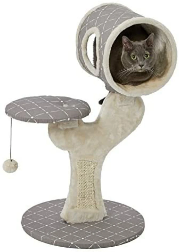 Picture of Midwest Salvador Cat Tree, 30.75" H, 17 Lbs, Gray / Tan