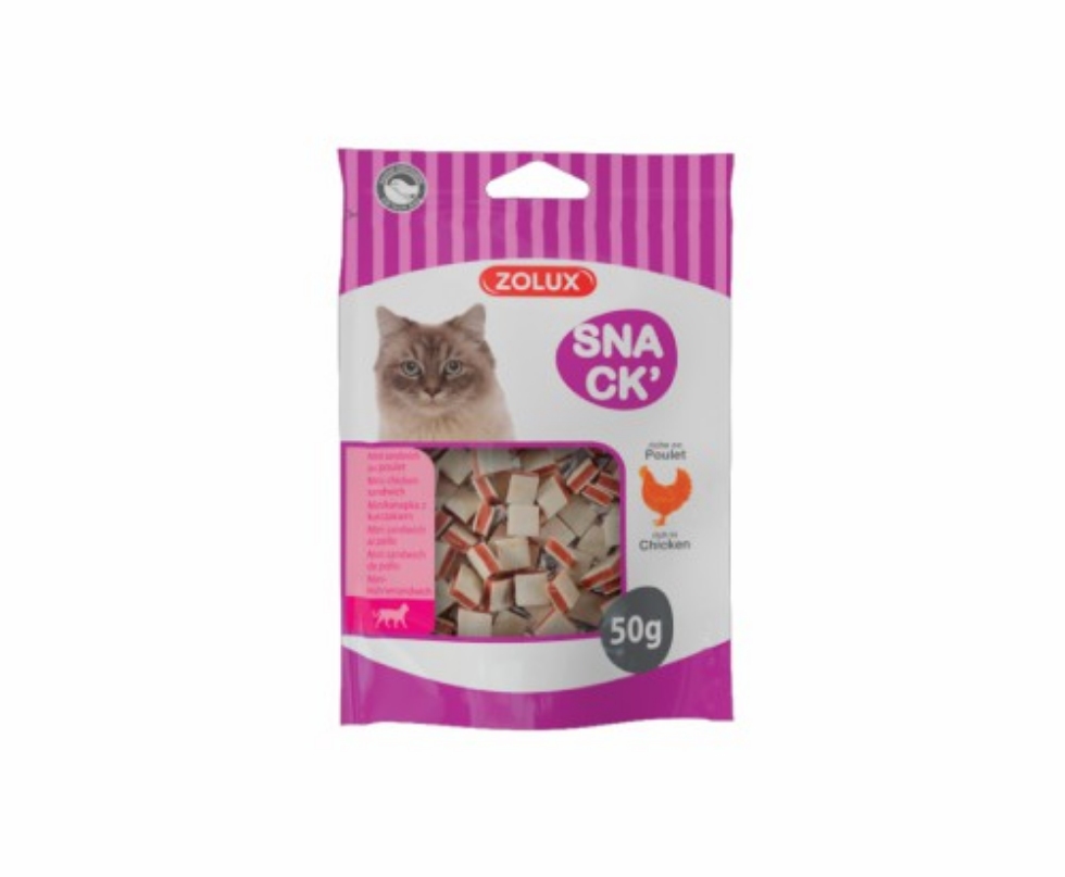 Picture of Zolux Snack Cat Mini Chicken Sandwich For Cat'S 50 G