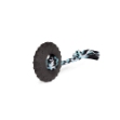 Picture of Camon Dog Toy - Tpr Foam Tyre With Cotton Rope