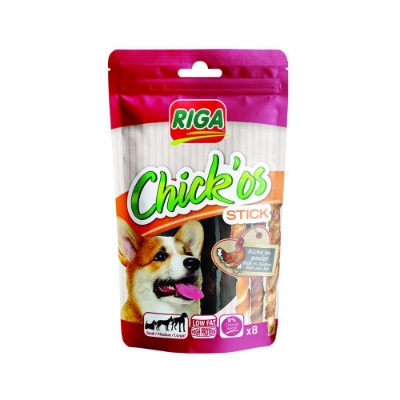 صورة Riga Chick'Os Sticks 8 Pcs Chicken Dog Treats - 80 g