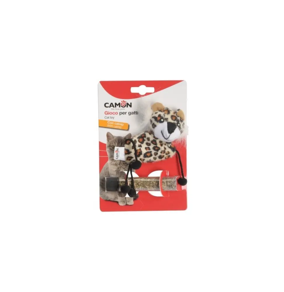 Picture of Camon Polyester Cat Toy with Catnip Fish/Cheetah/Bear 10cm