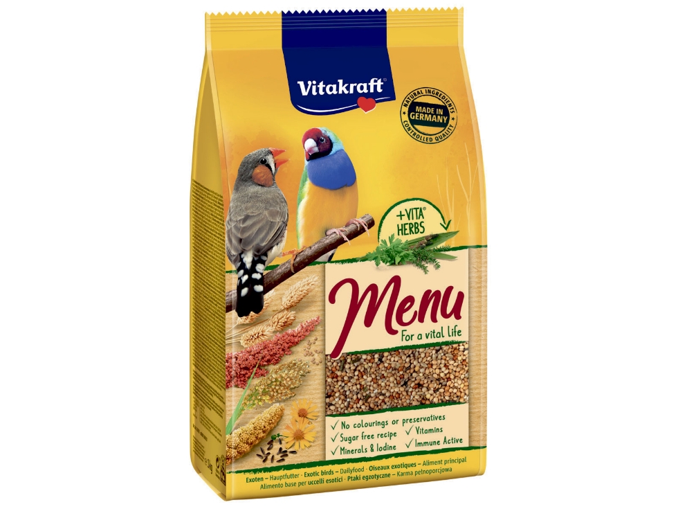 Picture of Vitakraft Optimum Menu Parrots - Complete Food 3Kg