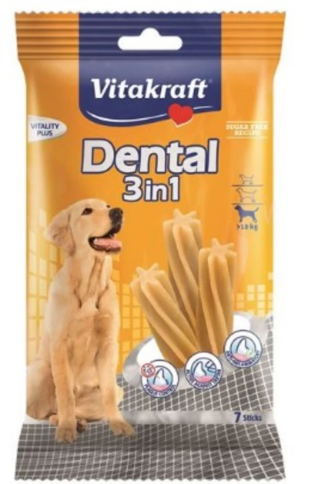 Picture of Vitakraft Dental Sticks 3in1 Medium 180g